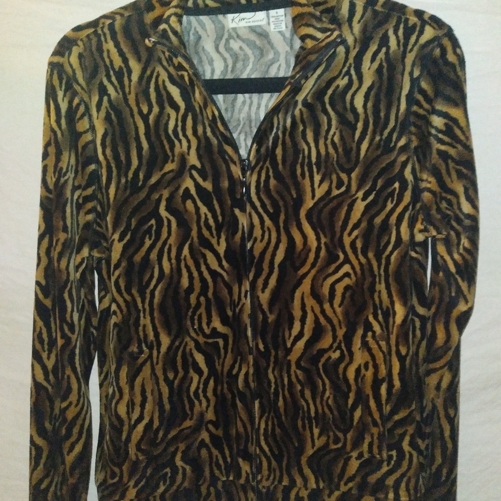 Kim Roger's Womens Small Leppard Print